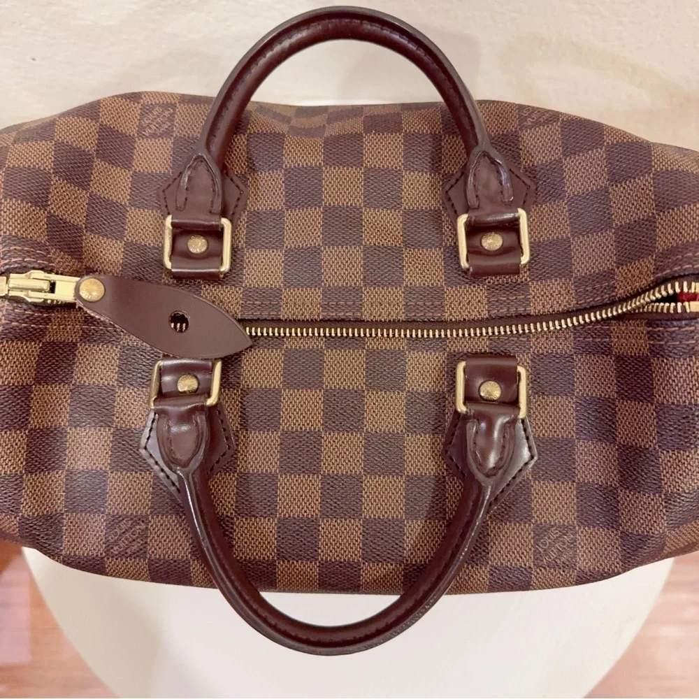 Authentic Vintage Louis Vuitton Speedy 30 Damier Ebene 2006 Preowned